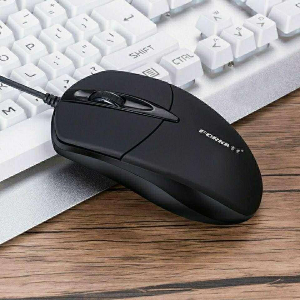 Upgrade Your Gaming Experience with the USB Wired Silent Click LED Optical Gaming Mouse